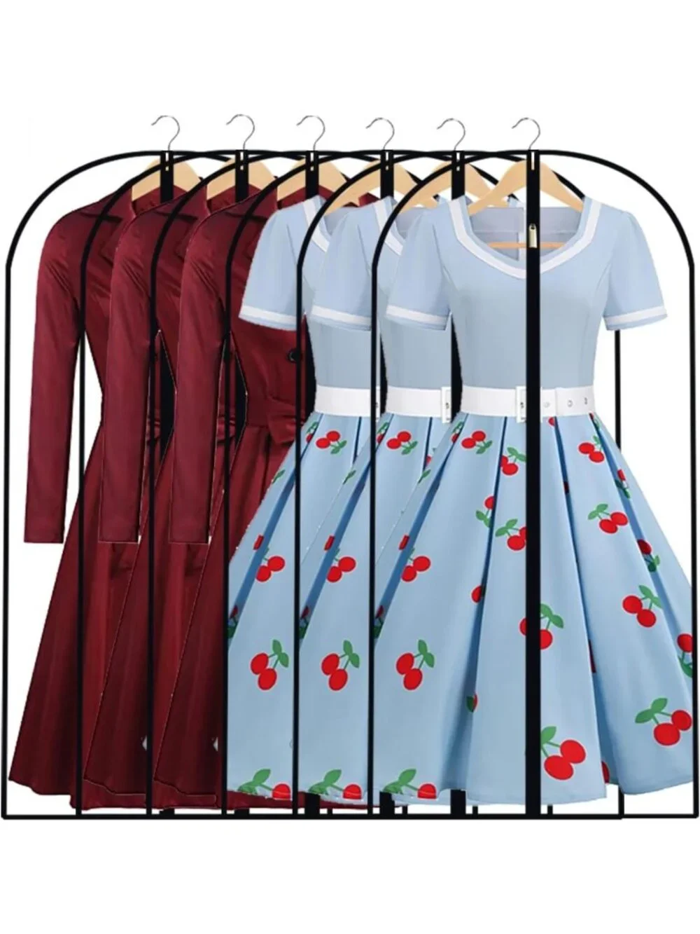 Clear Garment Bags for Hanging Clothes - 48
